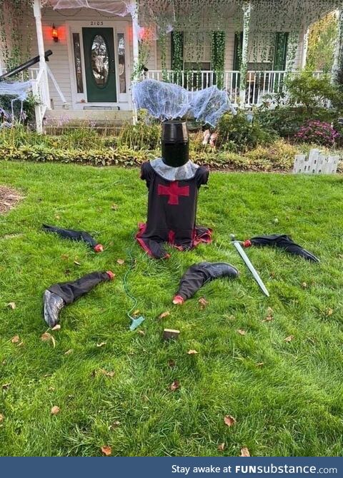 Halloween decorations on point