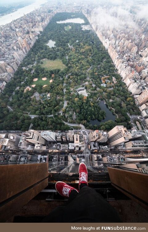 1400 feet above NYC