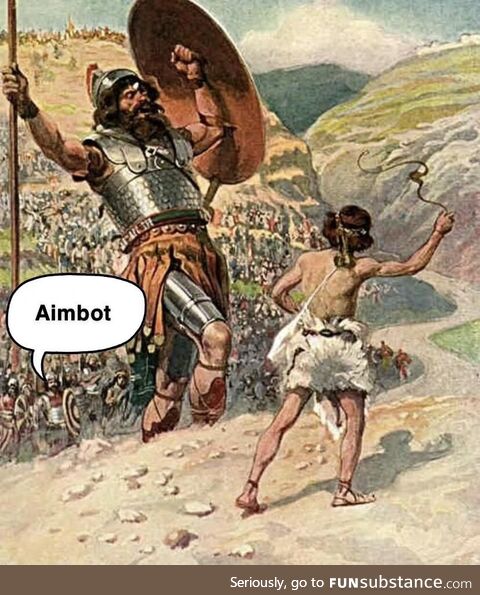 David vs. Goliath circa 1100 BC