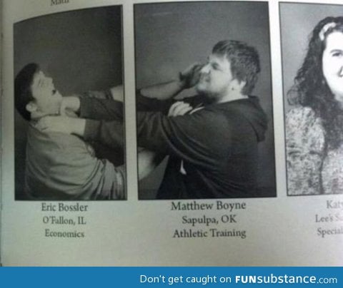 Epic yearbook photo