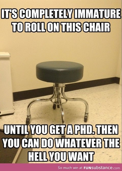 The law of rolly chairs
