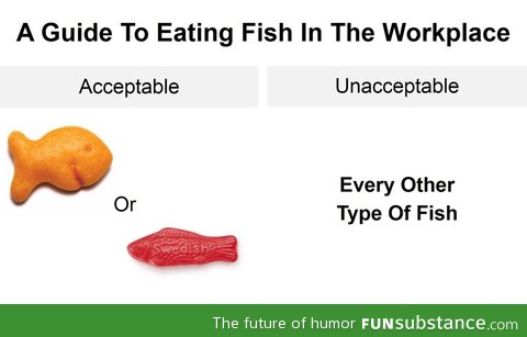 A guide to eating fish at work