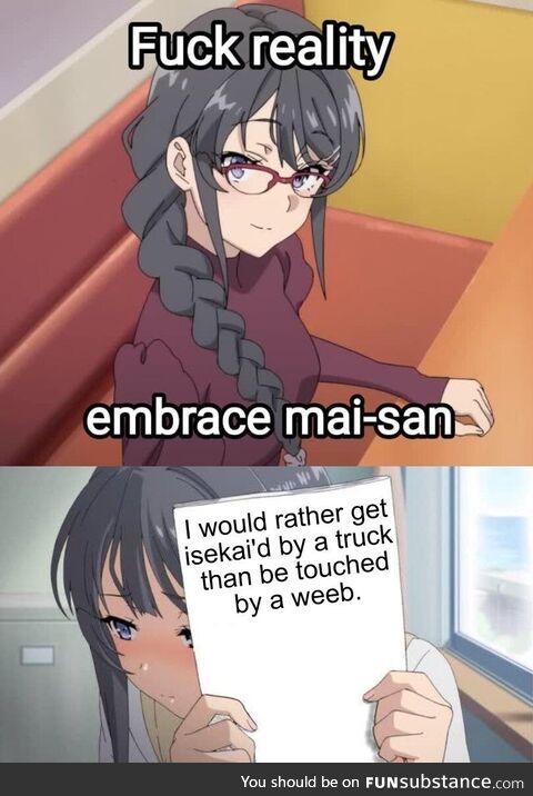 Mai-san disagrees