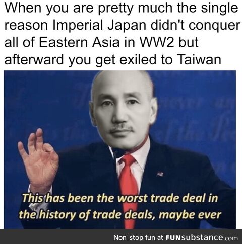 Chiang Kai Shek and the KMT did their best during the war