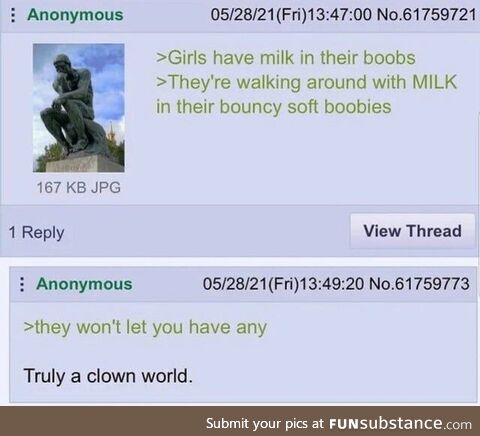 Anon wants milk