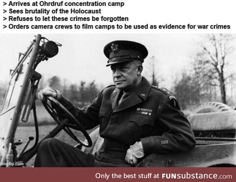 Trying to get rid of the evidence? Not on Mr Eisenhower's watch!