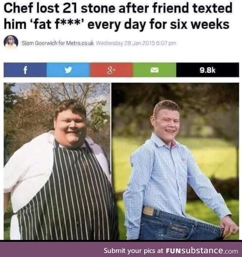 When fat shaming works