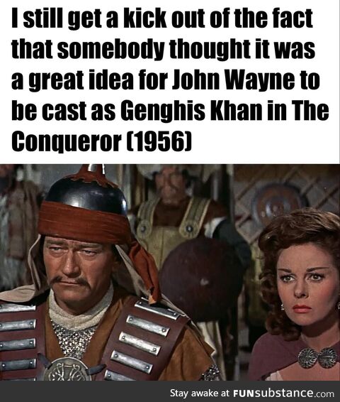 What an erroneous casting choice to say the least