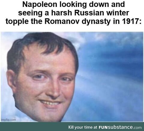 It was all part of Napoleon's plan; An ice cold calaculation, to be sure