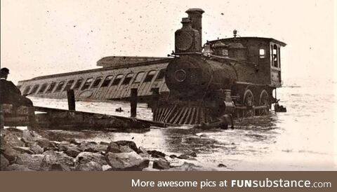 First steam locomotive evolves from sea to land