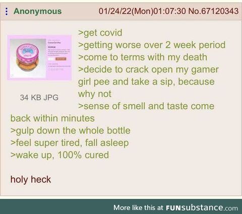 Anon found the cure