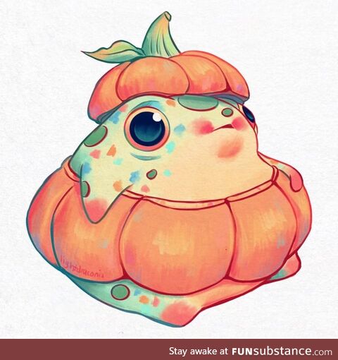 Froggos '23 #267/Spooktober Day 3 - Frompkin
