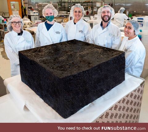 Massachusetts company baked the worlds largest pot brownie infused with 20,000 mg of THC