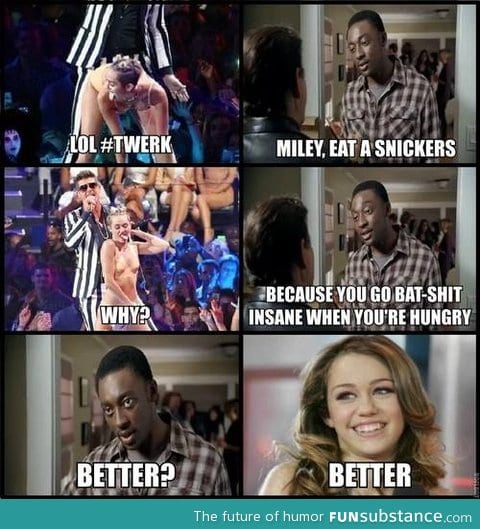 Get it together Miley!