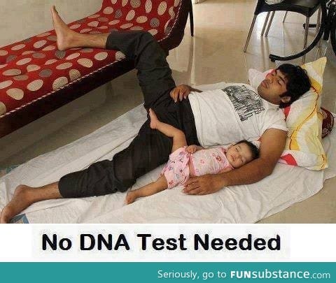 No dna test needed