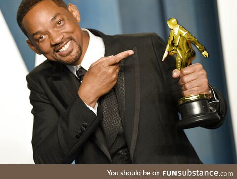 I spent 20 minutes making Will Smith's new Oscar as perfectly as I could. Here's the