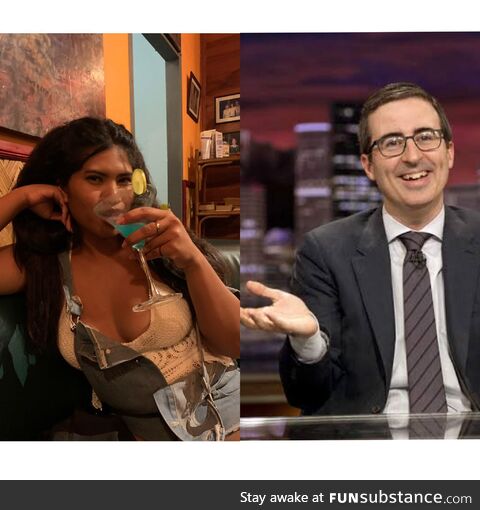 Just finished my virtual date with John Oliver. Funny guy