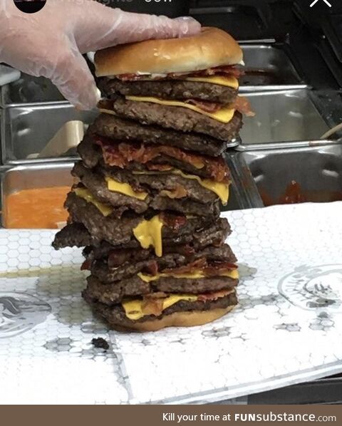 A burger from my job two years ago