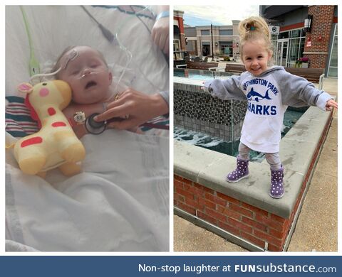 4 years ago, my daughter had open heart surgery for Tetrology of Fallot. Today, my heart