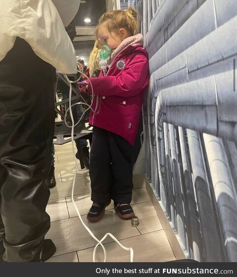 Kyiv. The parents drove to the petrol station to plug in the inhaler needed for the child