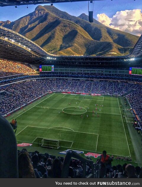 The views from Estadio BBVA stadium