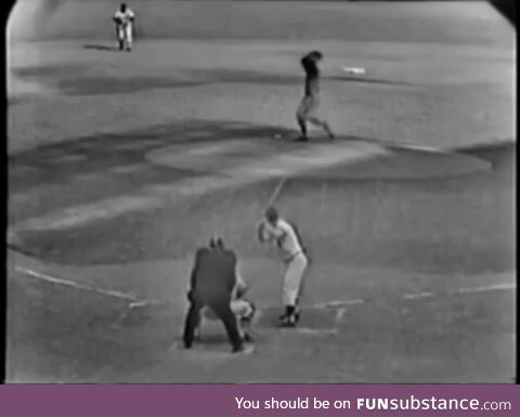 60 years ago today on October 1, 1961 Roger Maris hit his 61st homerun for the season and