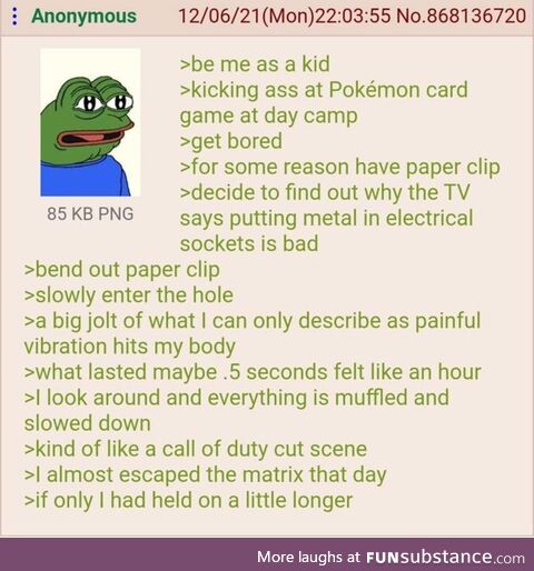 Anon plays with The Matrix