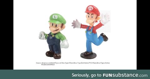 Mario seems taller