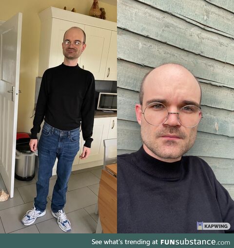 Bought some glasses for an easy costume - now wondering if my mum ever met steve jobs in