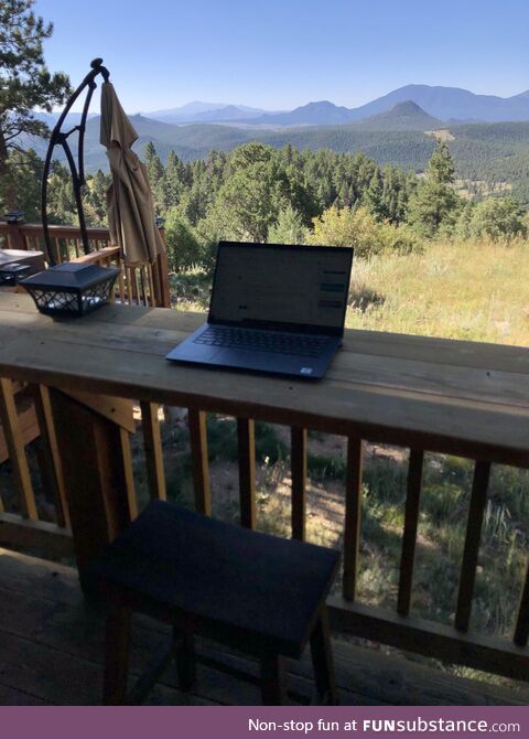 Just relocated from Atlanta to Colorado. This is my new WFH setup
