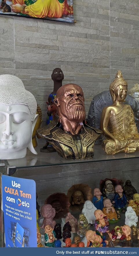 Found in a store in Brazil that sells religious items