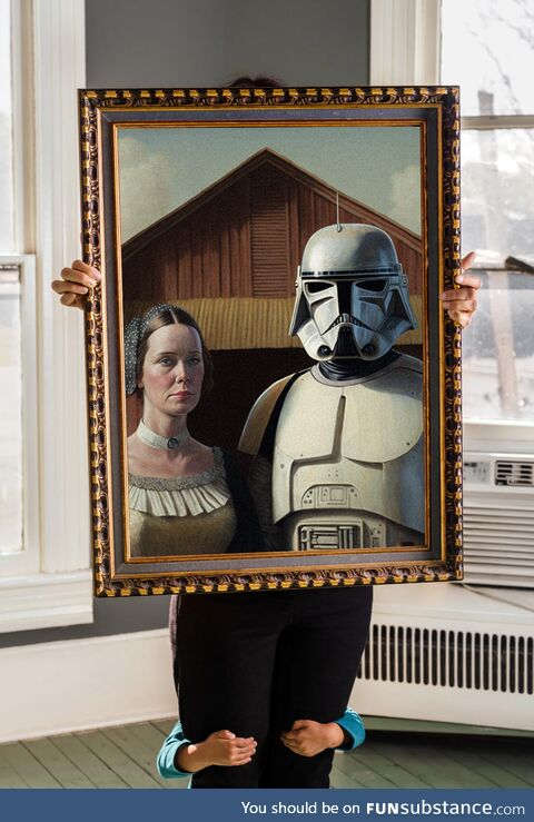 Combining my two passions: Star Wars and classic art