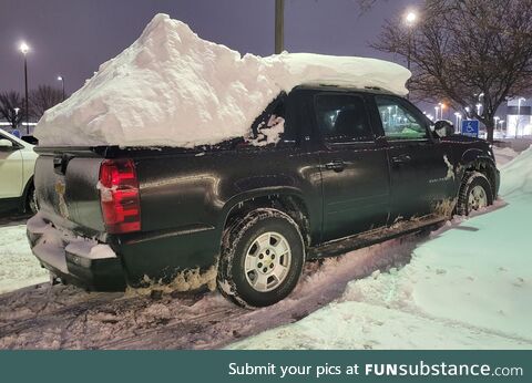 Chevy Avalanche Under an Avalanche