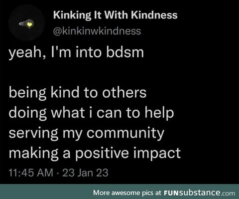 Kindness is my kink