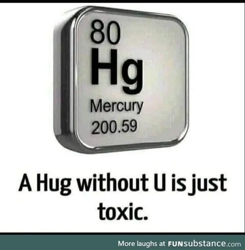 Please, do not hug the Mercury-Uranium compound