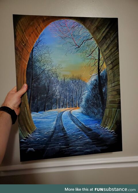 [OC] I painted this tunnel