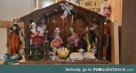 Tis the season to take out my nativity scene