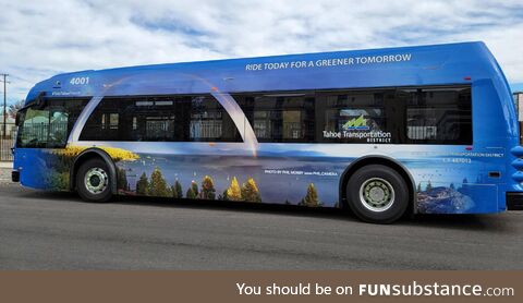 When they asked to use my photo on the side of the bus, I had... Concerns. But it turned