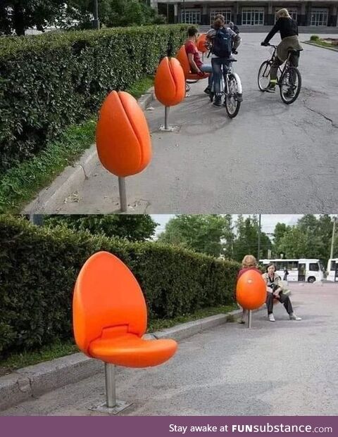 Tulip chairs in the Netherlands