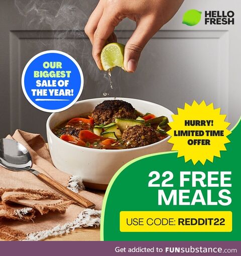 Save money and eat well in 2023 with HelloFresh. Sign up with code 22 to get 22