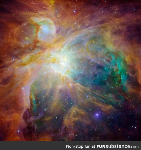 The Orion Nebula captured by Hubble