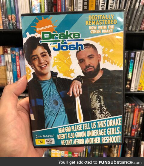 Nickelodeon released a digitally remastered Drake & Josh with (less creepy) Drake