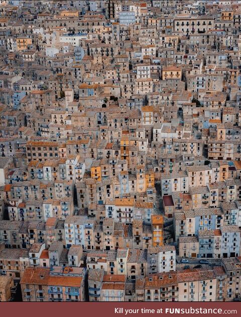 A view of Gangi, Sicily