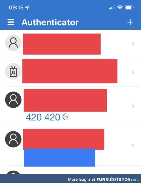 Microsoft Authenticator seems to be telling me something…