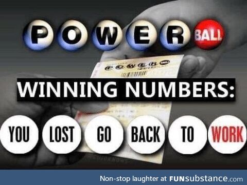 The winning Powerball numbers