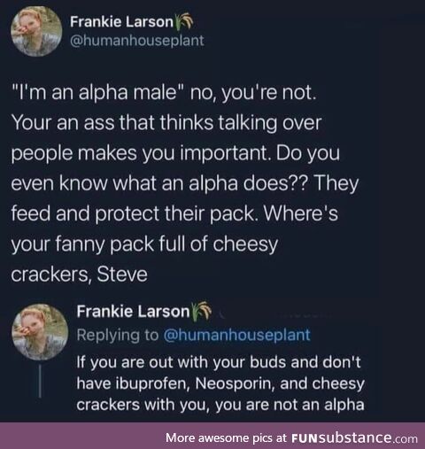 I'm alpha .. apparently