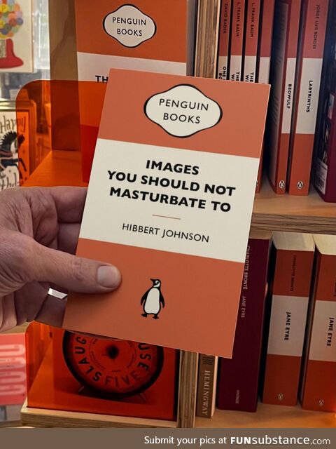 New Penguin Classic book. It’s a stroke of genius