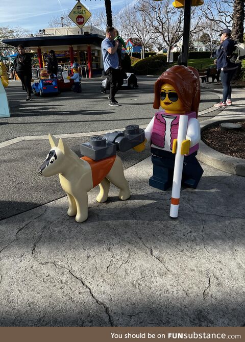 Inclusive figure at Legoland California