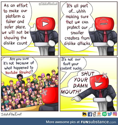 Maybe it was because of what happened to YoutubeRewind?