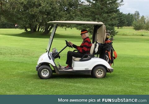 [OC] Freddy Krueger has taken up golf in retirement. Apparently he has a helluva slice